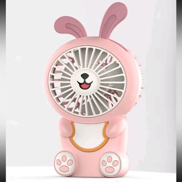 Pink Mini USB Dog Fan - Picture 1 of 5